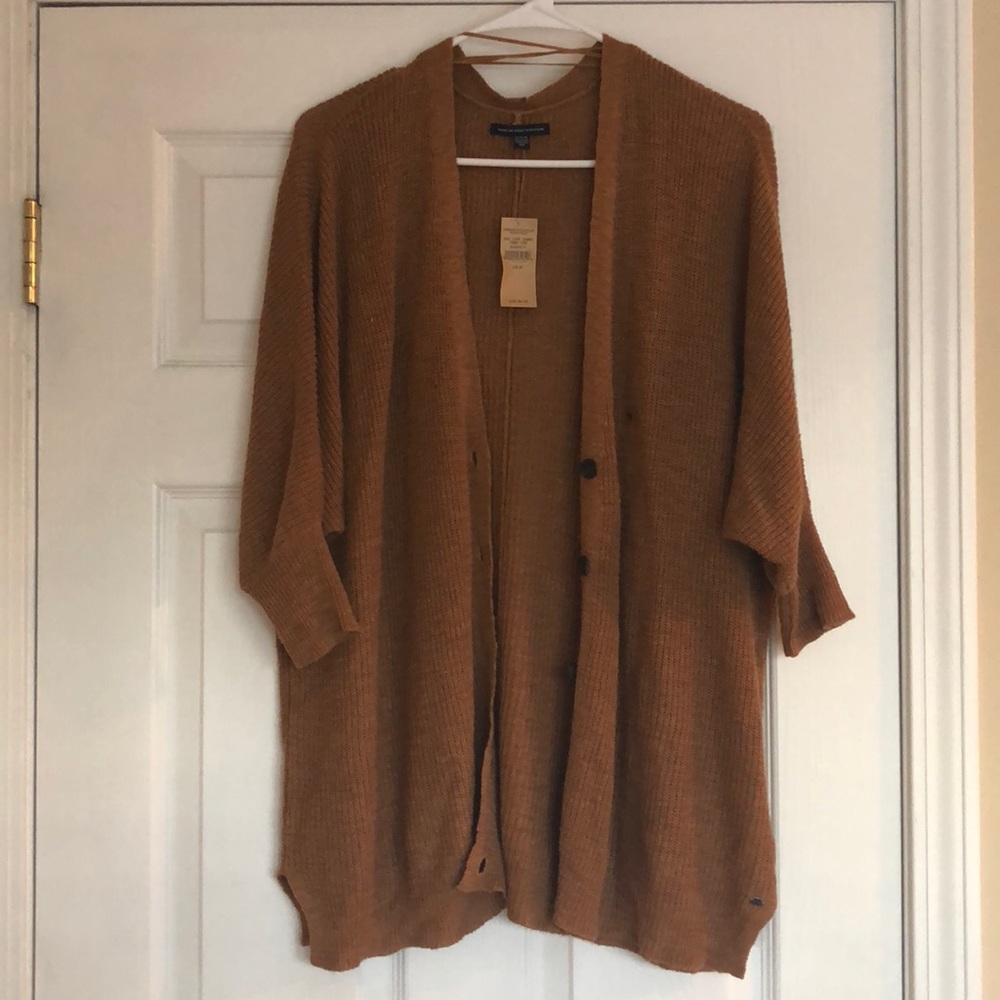 Caramel American Eagle Cardigan